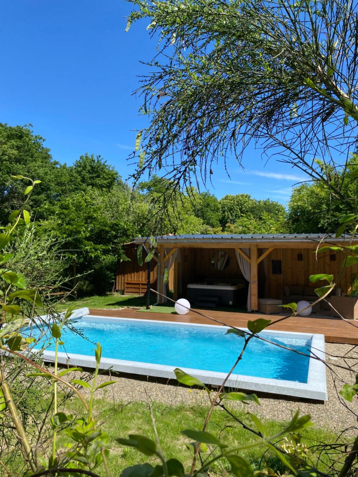 Gites & Spa De Charme " Ploum" Pouydesseaux ภายนอก รูปภาพ